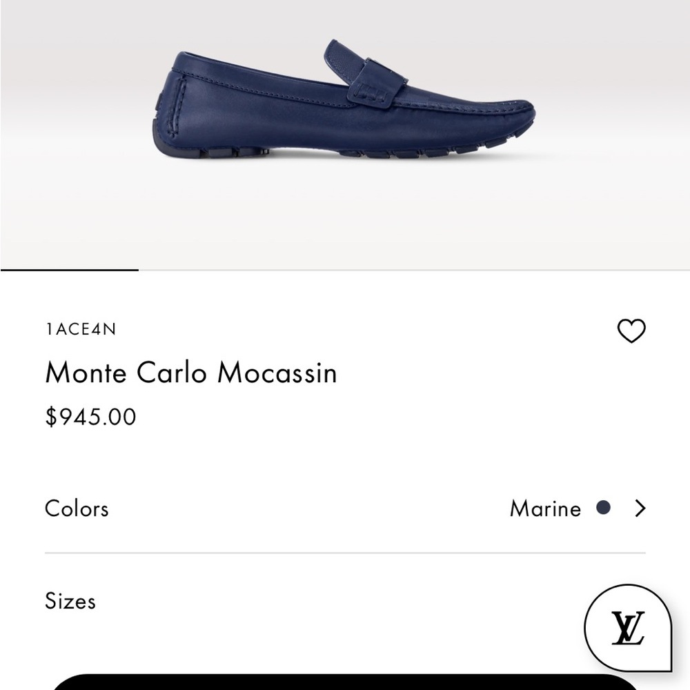 Louis Vuitton Men’s Monte Carlo Mocassin leather loafers